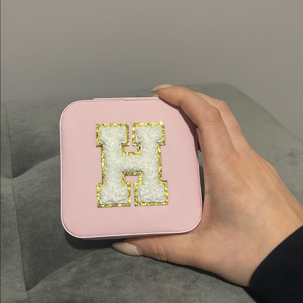 NWOT Monogrammed “H” Jewelry Box